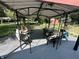 Relaxing gazebo in backyard, perfect for outdoor entertaining at 4434 E 46Th St, Indianapolis, IN 46226
