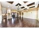 Spacious living room with hardwood floors, recessed lighting and high ceilings at 10881 Harbor Bay Dr, Fishers, IN 46040