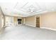 Luxurious main bedroom featuring a fireplace, private balcony, and ensuite bathroom at 10881 Harbor Bay Dr, Fishers, IN 46040