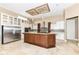 Gourmet kitchen featuring granite counters and stainless steel appliances at 10881 Harbor Bay Dr, Fishers, IN 46040