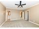 Comfortable bedroom with access to bathroom and hallway at 10881 Harbor Bay Dr, Fishers, IN 46040