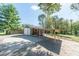 Detached garage with a covered carport at 1521 Indiana Ave, Columbus, IN 47201