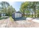 New detached two car garage with covered parking area at 1521 Indiana Ave, Columbus, IN 47201