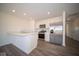 Modern kitchen with stainless steel appliances and island at 1114 Fleming Dr, Greenfield, IN 46140
