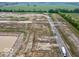 Aerial view of houses under construction in a new development at 1114 Fleming Dr, Greenfield, IN 46140