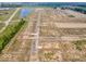 Aerial view of new home community with lots under development at 1114 Fleming Dr, Greenfield, IN 46140