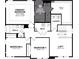 Second floor includes 3 bedrooms, 2 baths, and a loft at 5714 Cloister Ln, McCordsville, IN 46055