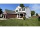 Brick and white two-story house with front porch at 5211 Nicodemus Dr, Plainfield, IN 46168