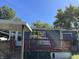 Home features a deck and fenced backyard at 3991 Bennett Dr, Indianapolis, IN 46254