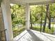 Balcony overlooking a tree-lined street at 7722 Shady Hills W Dr, Indianapolis, IN 46278