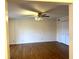 Spacious bedroom with hardwood floors and double closets at 7722 Shady Hills W Dr, Indianapolis, IN 46278