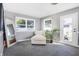 Relaxing sitting area with chaise lounge and large mirror at 3005 Olive Branch Rd, Greenwood, IN 46143