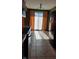 Simple kitchen with tile floor and sliding doors at 2721 Del Prado Dr, Indianapolis, IN 46227