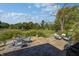 Spacious patio with seating area and landscaping at 6502 Allisonville Rd, Indianapolis, IN 46220
