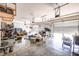 Oversized garage with ample storage and work area at 6502 Allisonville Rd, Indianapolis, IN 46220