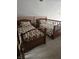 Upstairs bedroom with twin beds and wood frames at 7477 Honey Locust Dr, Nineveh, IN 46164