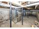 Unfinished basement with HVAC and water heater at 1666 Union St, Indianapolis, IN 46225