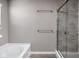 Bathroom with a large shower and a soaking tub at 6429 Flag Stop Dr, Whitestown, IN 46075