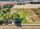 Aerial view of property with large lot and home at 9490 N 700 E, Indianapolis, IN 46259