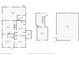 Two-story home floor plan featuring bedrooms, bathrooms, kitchen, living room and garage at 9490 N 700 E, Indianapolis, IN 46259