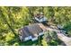 Aerial view of house and detached garage at 9490 N 700 E, Indianapolis, IN 46259