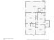 First floor plan showcasing Gathering room, kitchen, bedrooms, and bathrooms at 9490 N 700 E, Indianapolis, IN 46259