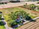 Aerial view of house and large lot at 9490 N 700 E, Indianapolis, IN 46259