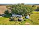 Aerial view of property, including mobile home at 9490 N 700 E, Indianapolis, IN 46259