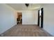 Simple bedroom with neutral walls and carpeting at 11815 Nelson Rd, Martinsville, IN 46151