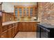 Basement kitchenette with wood cabinets at 11741 W Grandview Dr, Columbus, IN 47201