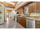 Spacious kitchen with granite countertops and stainless steel appliances at 11741 W Grandview Dr, Columbus, IN 47201