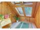 Charming bonus room with skylights and wood paneling at 6438 Pin Oak Dr, McCordsville, IN 46055