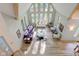 Spacious living room with high ceilings and large windows at 6438 Pin Oak Dr, McCordsville, IN 46055