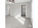 Bedroom with carpet flooring and walk-in closet at 7234 N Christopher Ln, Fairland, IN 46126