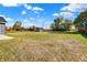 Large backyard with shed and open grassy area at 7234 N Christopher Ln, Fairland, IN 46126