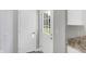 Laundry area with a door leading to backyard at 7234 N Christopher Ln, Fairland, IN 46126