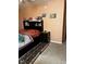 Bedroom with a full bed and a dresser at 1449 Danielle Dr, Indianapolis, IN 46231