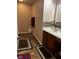 Clean bathroom with tiled floors and a vanity at 1449 Danielle Dr, Indianapolis, IN 46231