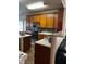 Spacious kitchen with an island and stainless steel appliances at 1449 Danielle Dr, Indianapolis, IN 46231