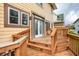 Deck with access from the house at 814 E 23Rd St, Indianapolis, IN 46205