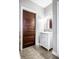 Bathroom with vanity and tiled floor at 814 E 23Rd St, Indianapolis, IN 46205