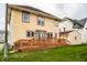 Multi-level deck extends from the back of the house at 814 E 23Rd St, Indianapolis, IN 46205