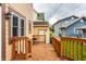 Wooden deck with access to backyard at 814 E 23Rd St, Indianapolis, IN 46205