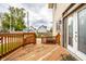 Spacious deck overlooking the backyard at 814 E 23Rd St, Indianapolis, IN 46205