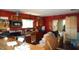 Kitchen with wood cabinets and stainless steel appliances at 7716-7718 Michigan Rd, Indianapolis, IN 46268