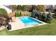 Inviting in-ground pool with ample deck space at 1957 Cherry Tree Rd, Avon, IN 46123
