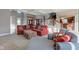 Living room with sectional sofa, chaise lounge, and built-in shelving at 7189 Lockford N, Avon, IN 46123