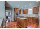 Modern kitchen with stainless steel appliances and ample cabinetry at 7189 Lockford N, Avon, IN 46123