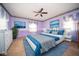 Spacious bedroom with large bed, dresser, and window at 6063 W Mount Auburn 2Nd St, Edinburgh, IN 46124