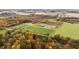 Aerial view of property showing multiple buildings and large land area at 345 S 775 E, Zionsville, IN 46077